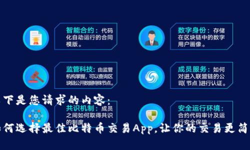 以下是您请求的内容： 

如何选择最佳比特币交易App，让你的交易更简单