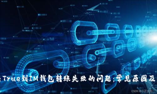 如何解决True到IM钱包转账失败的问题：常见原因及解决方案